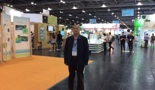 我司領導受邀參觀香港國際環保博覽會